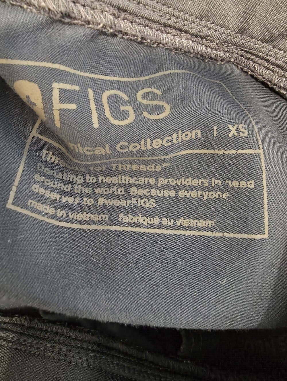 FIGS Zamora Jogger Blue Scrub Pants - Picture 6 of 6